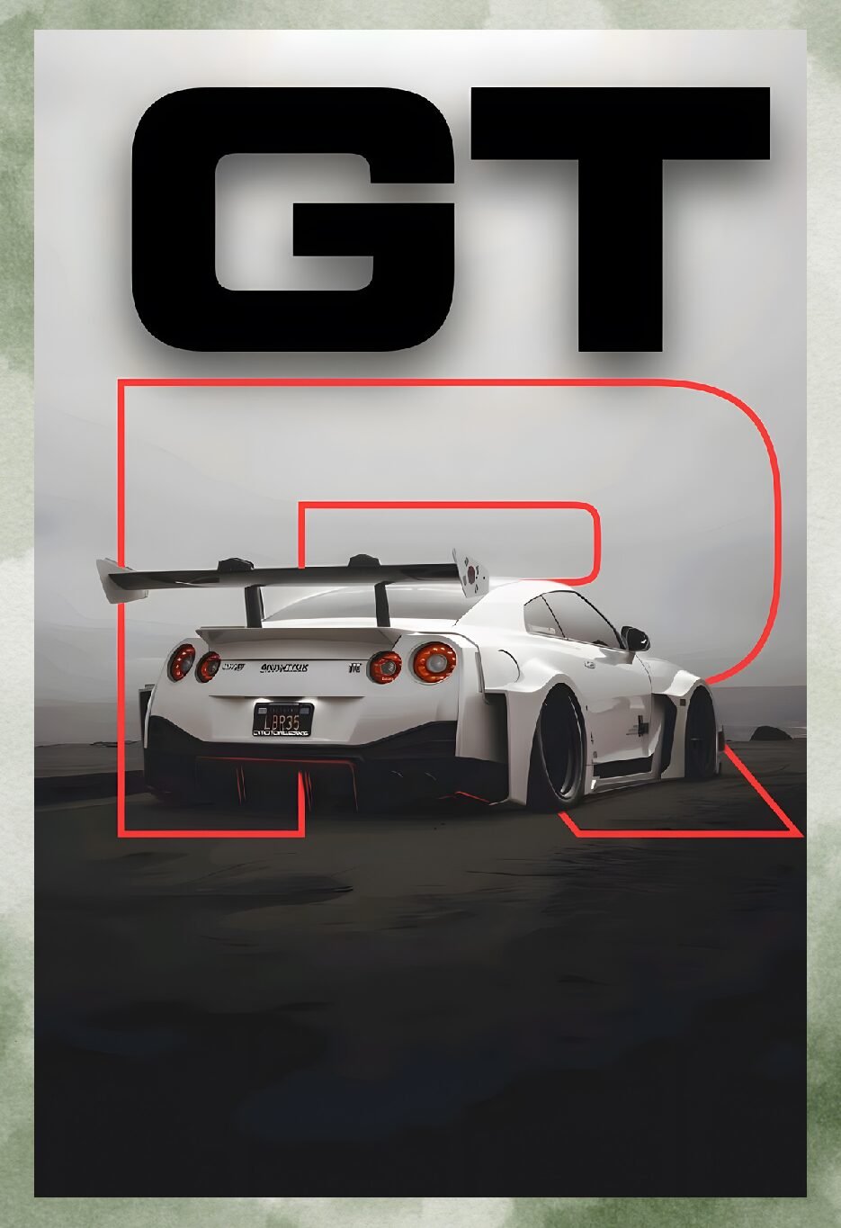 NISSAN GTR|CARS|POSTER - A3