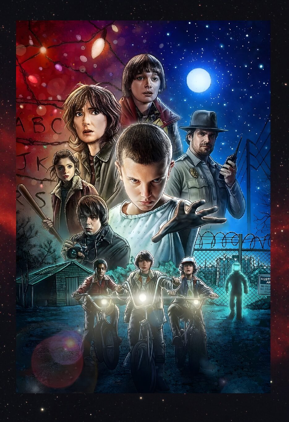 STRANGER THINGS|MOVIES|POSTER - A3