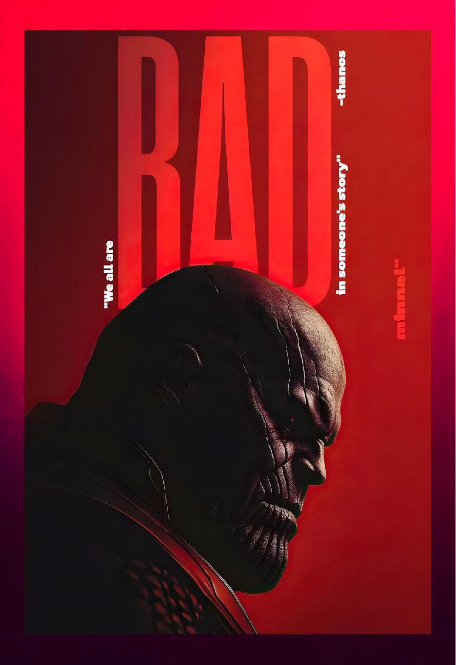 THANOS|MARVEL|POSTER