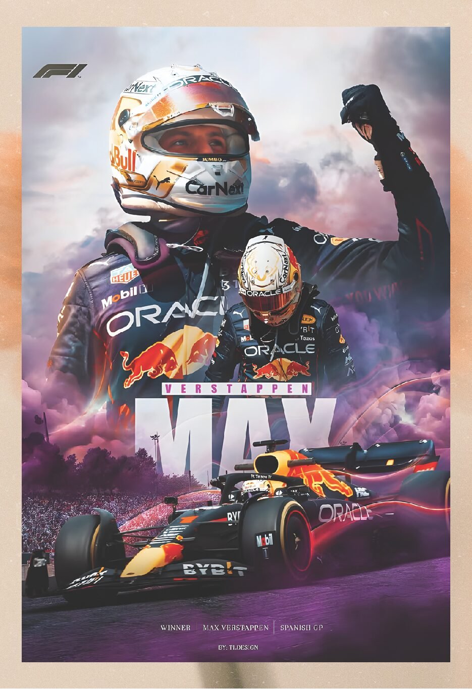 Max Verstappen|F1|Car Racing|Cars|Poster